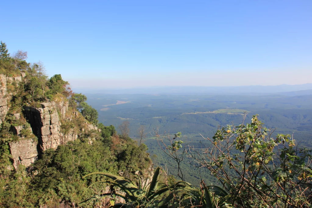 Foto vom Ausblick von God's Window auf das Lowveld